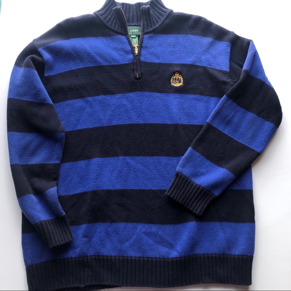 Vintage Lauren Ralph Lauren Striped Knit Sweater